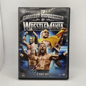 WWE The Greatest Superstars of WrestleMania DVD  2008 2-Disc Set Wrestling